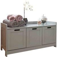 GFW Colonial 3 Door Storage Unit - Grey