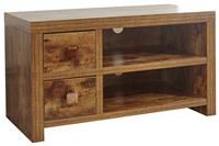 Jakarta Mango Living Room Furniture | Drawers TV Unit Cube Nest Coffee Table