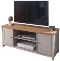Lancaster Grey Living Room Furniture Range (Large Tv Cabinet)