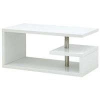 POLAR HIGH GLOSS LED TV STAND UNIT LAMP TABLE COFFEE TABLE WHITE W/ LED LIGHT