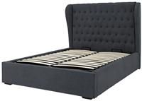 GFW Dakota Ottoman Kingsize Bed Frame  Pewter