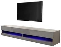GALICIA 120CM 150CM 180CM WALL TV UNIT STAND W/ LED LCD ENTERTAINMENT CABINET