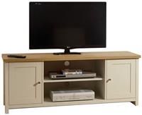 Lancaster Grey/Cream & Oak Coloured Occasional Range - Tables Sideboard TV Units