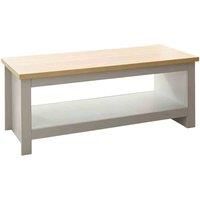 GFW Lancaster Coffee Table With Shelf - Grey