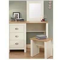 LANCASTER DRESSING TABLE SET DESK VANITY MAKEUP DESK STUDY TABLE 3 DRAWERS