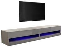 Galicia 150cm LED Wall TV Unit - Grey