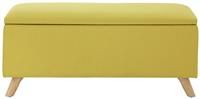 Secreto Fabric Ottoman Yellow