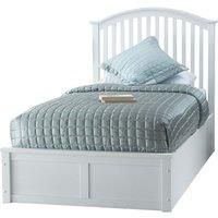 Madrid Wooden Ottoman Bed Single White