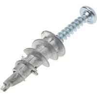 Twist No Drill Self Driving Plasterboard Wall Fixings, 8 Pack - CFX102BS