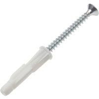 Corefix ONE Universal Wall Plugs & Screws Pack of 24, Medium Duty (60kg in masonry) Wall Fixing Suitable for All Wall Types. Perfect for Mounting Shelves, Hanging Pictures & Securing Electrical Boxes