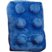 Building Brick Cushion (Blue)