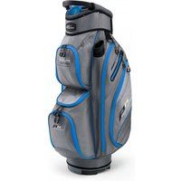 PowaKaddy Unisex 2022 DLX-Lite Golf Cart Bag - Gun Metal/Blue - One Size