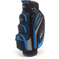 PowaKaddy Unisex 2022 Premium Golf Cart Bag - Black/Gun Metal/Blue - One Size