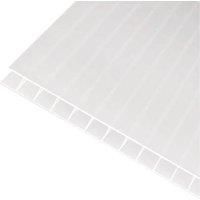 Axiome Opal effect Polycarbonate Twinwall Roofing sheet (L)2m (W)690mm (T)10mm