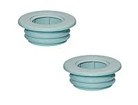 PipeSnug - Waste Pipe Collar and Seal, White 40mm (1 1/2") (Pack of 2)
