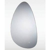 Mistral Shaped Backlit LED Mirror one size