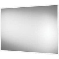 Brisbane Colour Changing Matt Black LED Mirror  800 x 600mm
