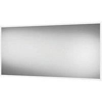Brisbane Colour Changing Matt Black LED Mirror  1200 x 600mm