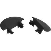 Black End Caps for Mackay Profiles (2 end caps)
