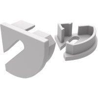Albury End Caps for Flexible Angled Strip Lighting (2 end caps)
