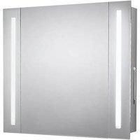 Sensio Finlay With 1 mirror door Illuminated Bathroom Cabinet (W)650mm (H)600mm
