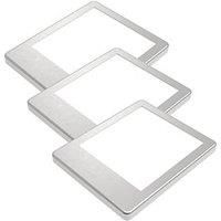 Sensio Horizon Triotone Square LED Cabinet Downlight Brushed Steel 10.8W 319lm 3 Pack (641PH)