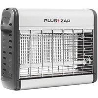 INSECT-O-CUTOR PlusZap Electric Fly Killer - Mosquito Control - Powerful Killing Grid - Pre Installed UV Lamps - Catch Tray - Zap Kill Trap - Flying Insects - 16W Aluminium - 3rd gen