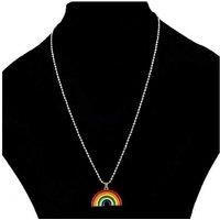 Dazzling Rainbow Necklace - A Burst of Vibrant Elegance