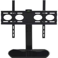 TTAP PED44S Swivel Tabletop TV Stand with Bracket  Black, Black