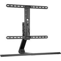 TTAP PED64S2 490 mm TV Stand with Bracket - Black, Black