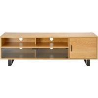 TTAP VER 1600 OAK Verona 1600mm Wide TV Stand in Light Oak