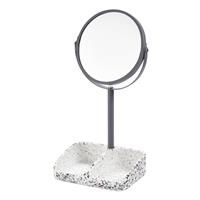 TranquilBeauty Marble Makeup Mirror - Terrazzo Table Top Glass