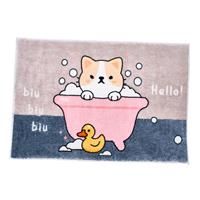 TranquilBeauty Non-Slip Bathroom Mat - Soft and Thick 60x40 cm (Pink)