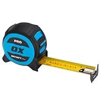 OX Pro 5m/16ft Tuff Blade Tape Measure Magnetic Dual Hook & 32mm Wide Blade