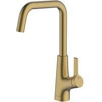 Clearwater Azia Battery-Powered Single Lever Monobloc Tap with Sensor Operation Brushed Brass (274KH)