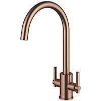 Clearwater Rococo Monobloc Mixer Tap Brushed Copper PVD (506FJ)