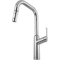 Clearwater Santor SAN20CP Single Lever Tap with Twin Spray Pull-Out Chrome (102FJ)