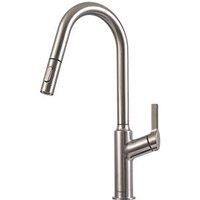 Clearwater Karuma KAR20BN Single Lever Tap with Twin Spray Pull-Out Brushed Nickel PVD (272FJ)
