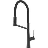 Clearwater Alasia Pull-Off Twin Spray Head Tap Matt Black (323FJ)