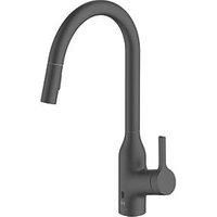 Clearwater Amelio AML10MB Battery-Powered Sensor Tap with Twin Spray Pull-Out Matt Black (955KH)