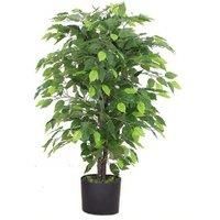 90cm Artificial Ficus Tree / Plant - Large Bushy Shape LEAF-7088