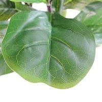 90cm (3ft) Large Artificial Fiddle Fig Tree Ficus Lyrata Plant LEAF-7147