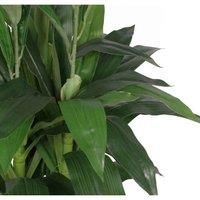 100cm Artificial Cymbidium Orchid Plant - Extra Large - Purple Flowers LEAF-7243