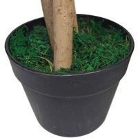 Leaf Design UK Artificial Mango Plant/Tree, Green & Gold, 100cm