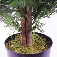 Large Cedar Topiary Tree Artificial 120cm Realistic Plant