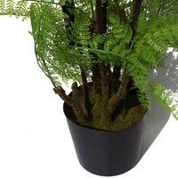 Leaf Artificial Realistic Natural Look Pot, Moss Fern Large, 150cm