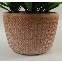 Leaf Design UK Realistic Artificial Foliage Plant with Pot, 22cm
