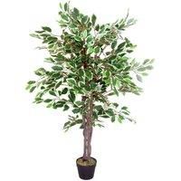 Realistic LARGE Artificial Trees Ficus Variegated Evergreen Beautiful Natural