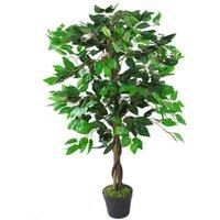 Realistic LARGE Artificial Trees Ficus Variegated Natural Look Plants