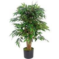 Realistic LARGE Artificial Trees Ficus Variegated Natural Look Plants